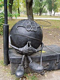 Развитие речи. Колобок скульптура.
