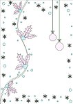 Раскраска новогодний узор
